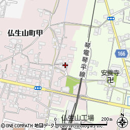 香川県高松市仏生山町166周辺の地図