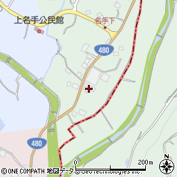 和歌山県紀の川市名手下327周辺の地図