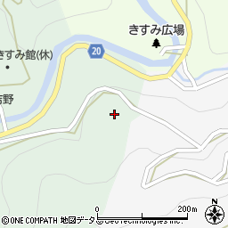 奈良県五條市西吉野町城戸332周辺の地図