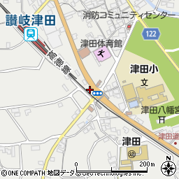 香川県さぬき市津田町津田138-19周辺の地図
