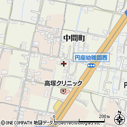香川県高松市中間町34周辺の地図