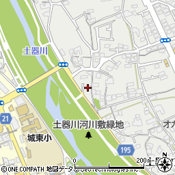 香川県丸亀市土器町東2丁目380周辺の地図