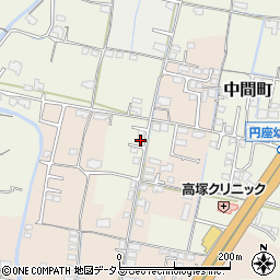 香川県高松市中間町92-9周辺の地図