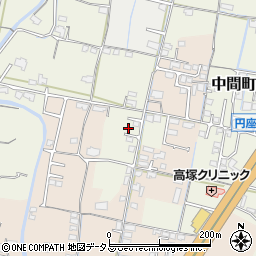 香川県高松市中間町92-8周辺の地図