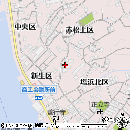 広島県尾道市因島土生町赤松上区1862-6周辺の地図