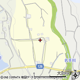 和歌山県紀の川市上丹生谷36周辺の地図