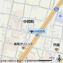 香川県高松市中間町59周辺の地図
