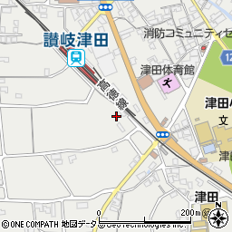 香川県さぬき市津田町津田779周辺の地図