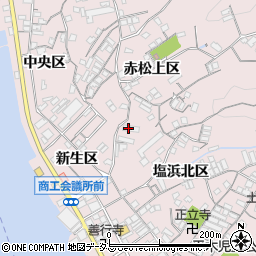広島県尾道市因島土生町赤松上区1862周辺の地図