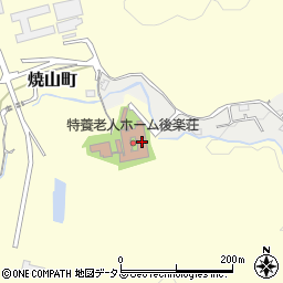 後楽荘　特別養護老人ホーム地域相談センター周辺の地図