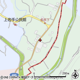 和歌山県紀の川市名手下305周辺の地図