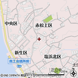 広島県尾道市因島土生町赤松上区1846周辺の地図
