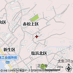 広島県尾道市因島土生町赤松上区1864-7周辺の地図