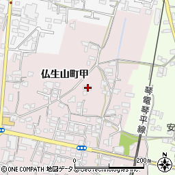 香川県高松市仏生山町132周辺の地図