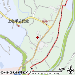 和歌山県紀の川市名手下304周辺の地図
