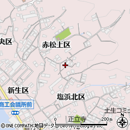 広島県尾道市因島土生町赤松上区1864-4周辺の地図
