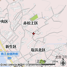 広島県尾道市因島土生町赤松上区1864-2周辺の地図