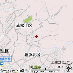 広島県尾道市因島土生町赤松上区1868周辺の地図