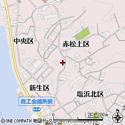 広島県尾道市因島土生町赤松上区1822-1周辺の地図