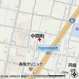 香川県高松市中間町58周辺の地図