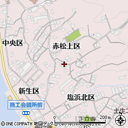 広島県尾道市因島土生町赤松上区1845-12周辺の地図