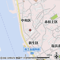 広島県尾道市因島土生町中央区1766-3周辺の地図