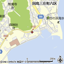 三庄ハウス寮周辺の地図