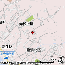 広島県尾道市因島土生町赤松上区1869-6周辺の地図
