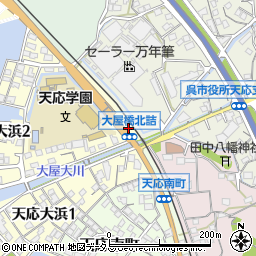 くしべ文具店周辺の地図