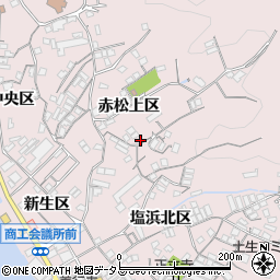 広島県尾道市因島土生町赤松上区1845-14周辺の地図