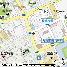 川田建設株式会社　四国営業所周辺の地図