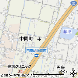 香川県高松市中間町52周辺の地図