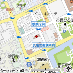 丸亀法務総合庁舎周辺の地図