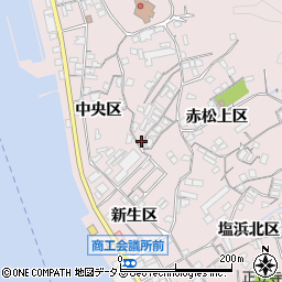 広島県尾道市因島土生町赤松上区1775-8周辺の地図