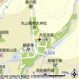 根来寺・多宝塔周辺の地図