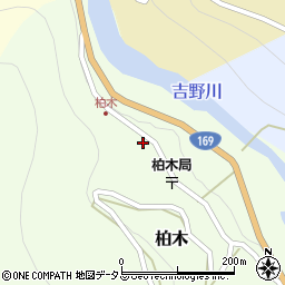 奈良県吉野郡川上村柏木26周辺の地図