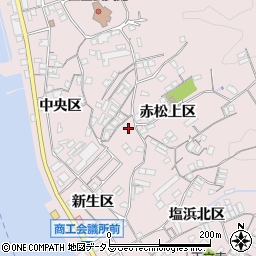 広島県尾道市因島土生町赤松上区1825周辺の地図