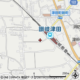 香川県さぬき市津田町津田891周辺の地図
