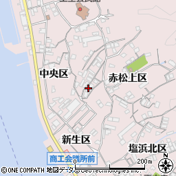 広島県尾道市因島土生町赤松上区1826-3周辺の地図