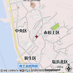 広島県尾道市因島土生町赤松上区1827周辺の地図