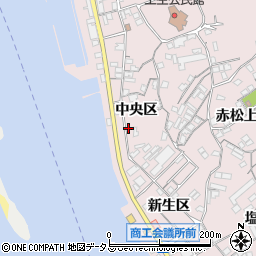 広島県尾道市因島土生町中央区1762-8周辺の地図