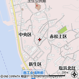 広島県尾道市因島土生町赤松上区1775周辺の地図