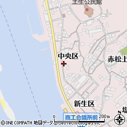 広島県尾道市因島土生町中央区1763-1周辺の地図