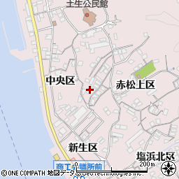 広島県尾道市因島土生町赤松上区1775-9周辺の地図