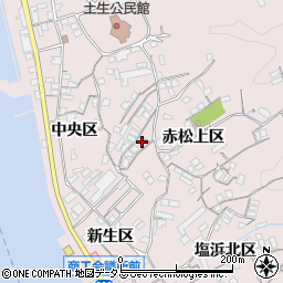広島県尾道市因島土生町赤松上区1827-1周辺の地図