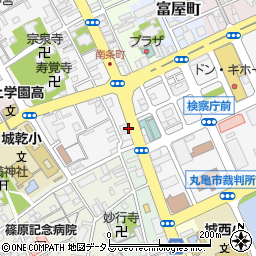 東進衛星予備校丸亀駅前校周辺の地図