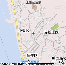 広島県尾道市因島土生町赤松上区1776-1周辺の地図