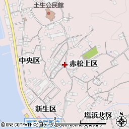 広島県尾道市因島土生町赤松上区1828-4周辺の地図
