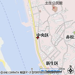 広島県尾道市因島土生町中央区1762-46周辺の地図