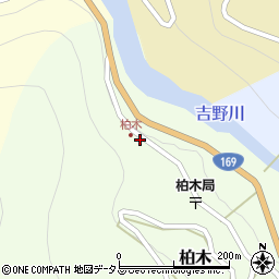 奈良県吉野郡川上村柏木152周辺の地図